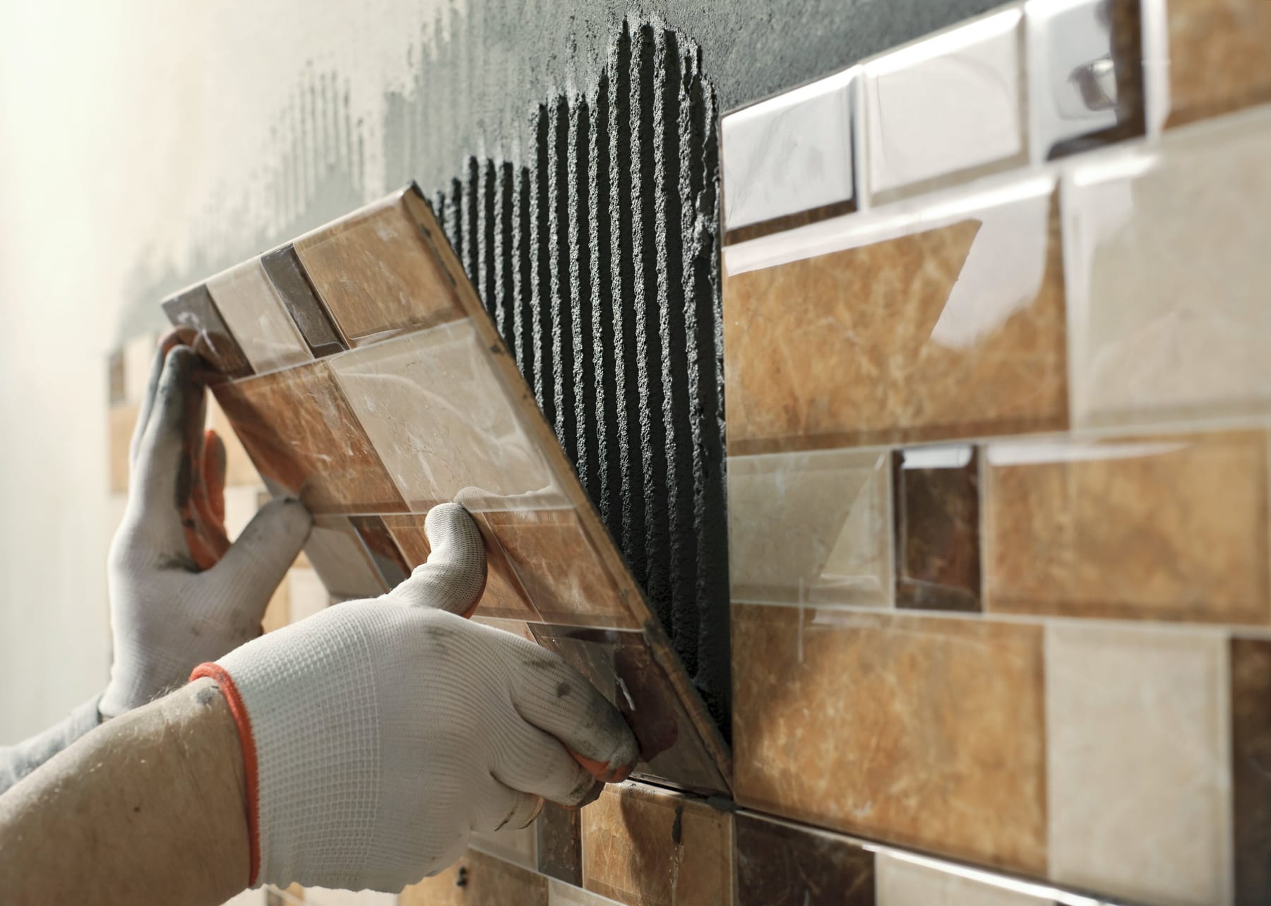 Tile Cleaners at work, the trade Servgrow tile cleaning software is built for