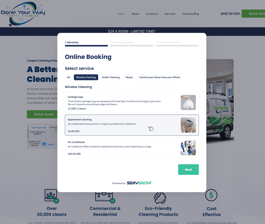 Online Booking